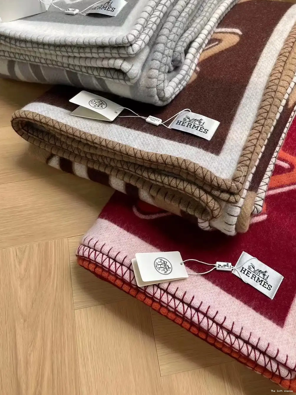 TATERSALE THROW HERMES WOOL BLANKET 0508